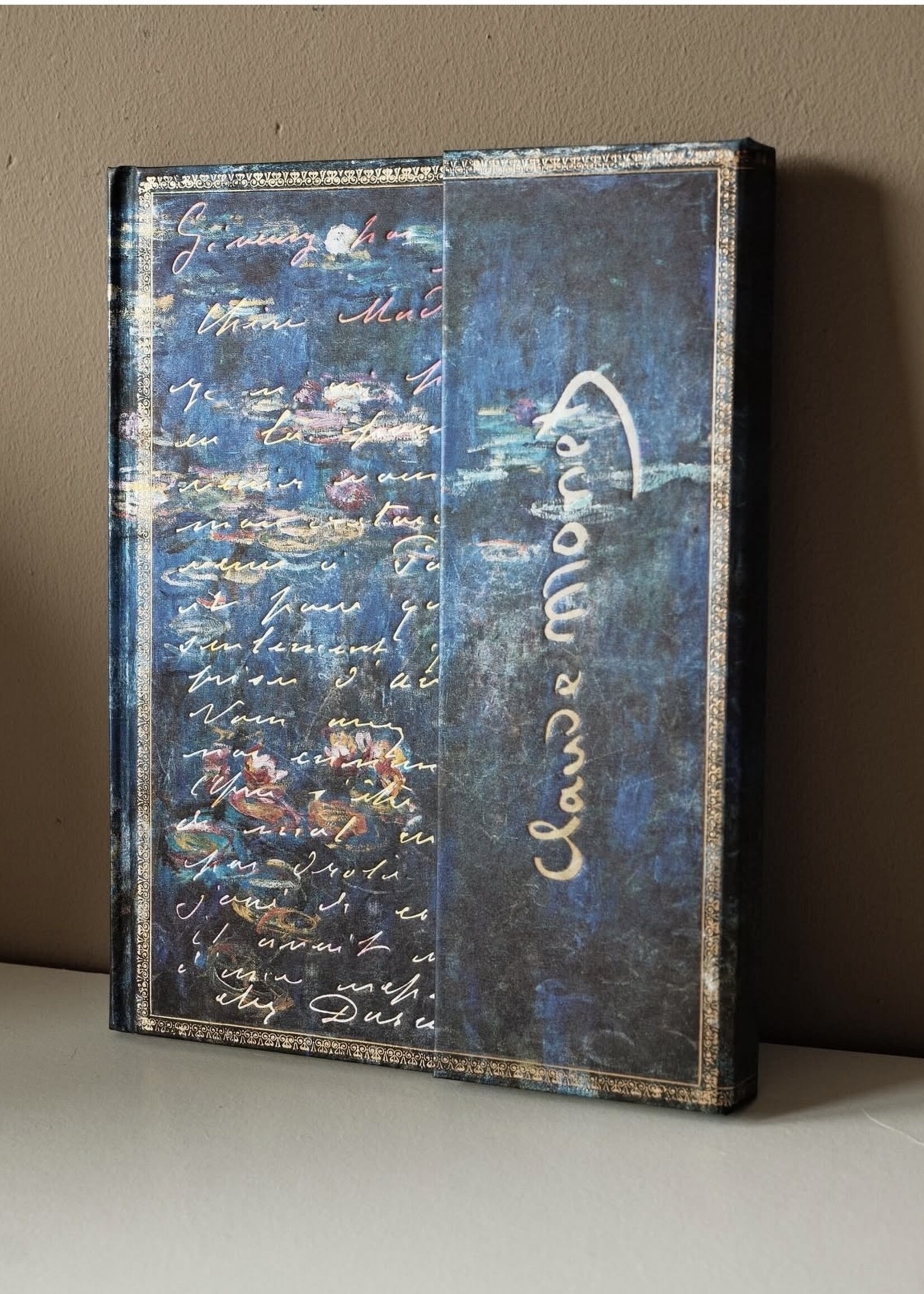 Paperblanks Ultra Blanco Claude Monet, Water Lilies Letter to Morisot