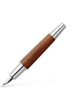 Faber-Castell E-Motion Pearwood Brown Vulpen