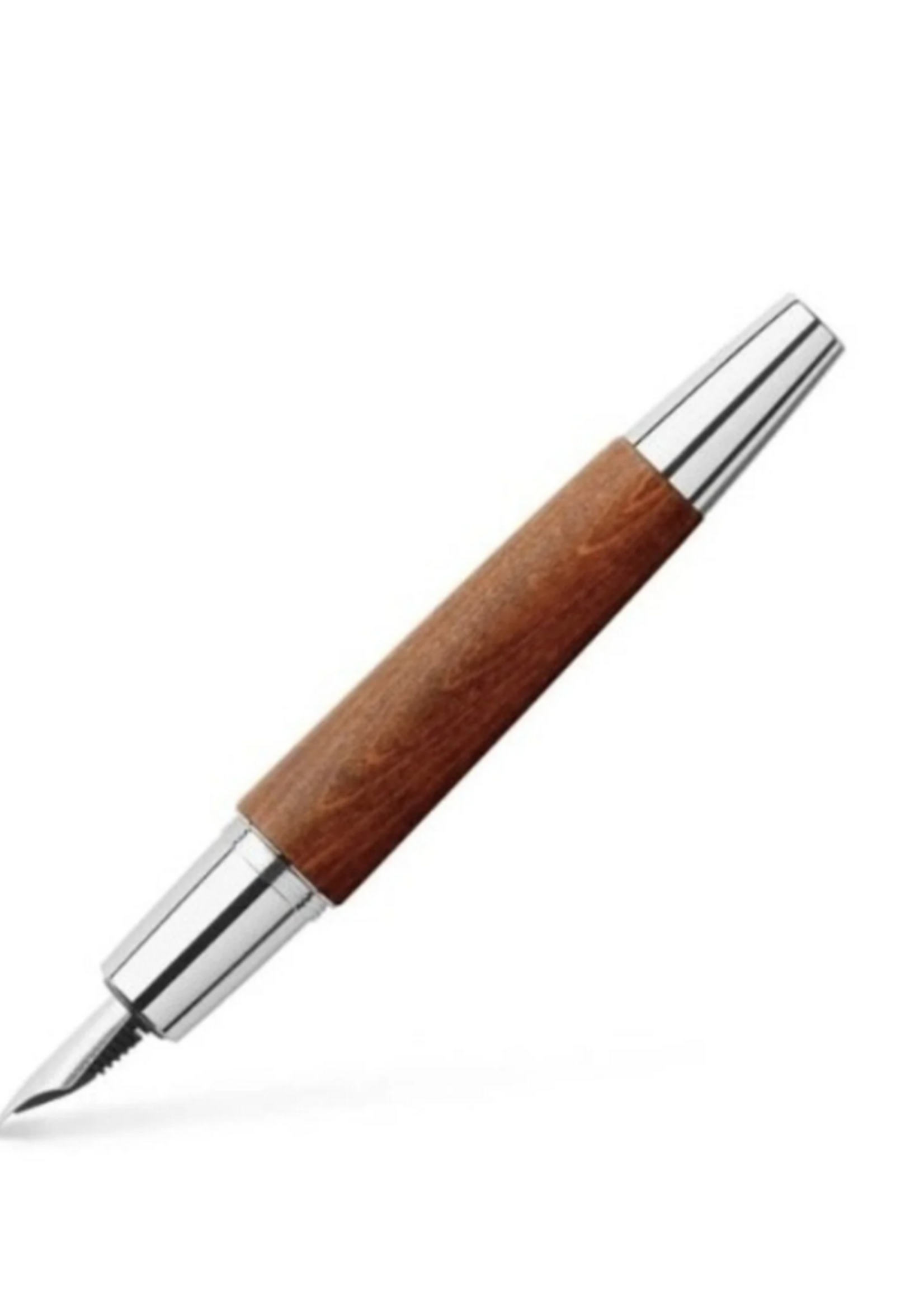Faber-Castell E-Motion Pearwood Brown Vulpen