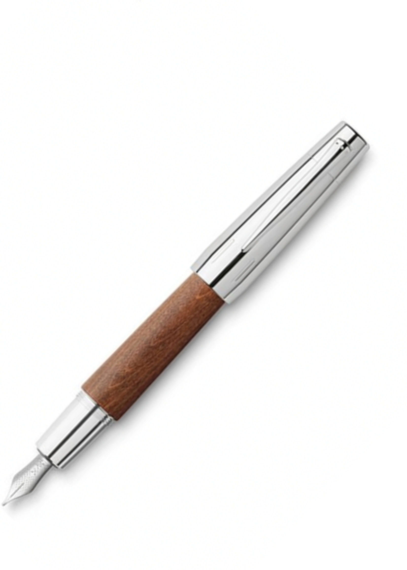 Faber-Castell E-Motion Pearwood Brown Vulpen