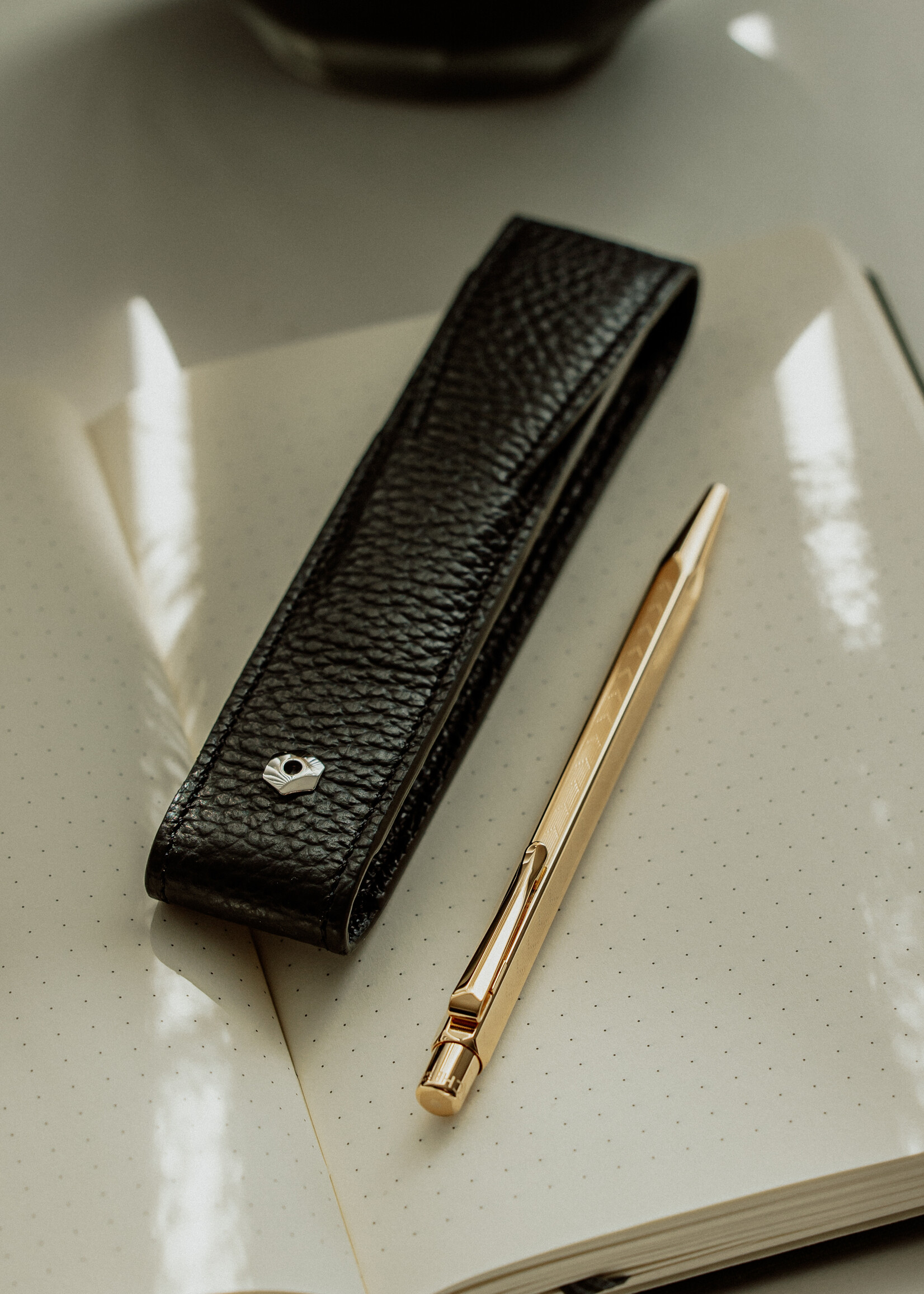 Caran d'Ache Ecridor Chevron Gold Line Balpen