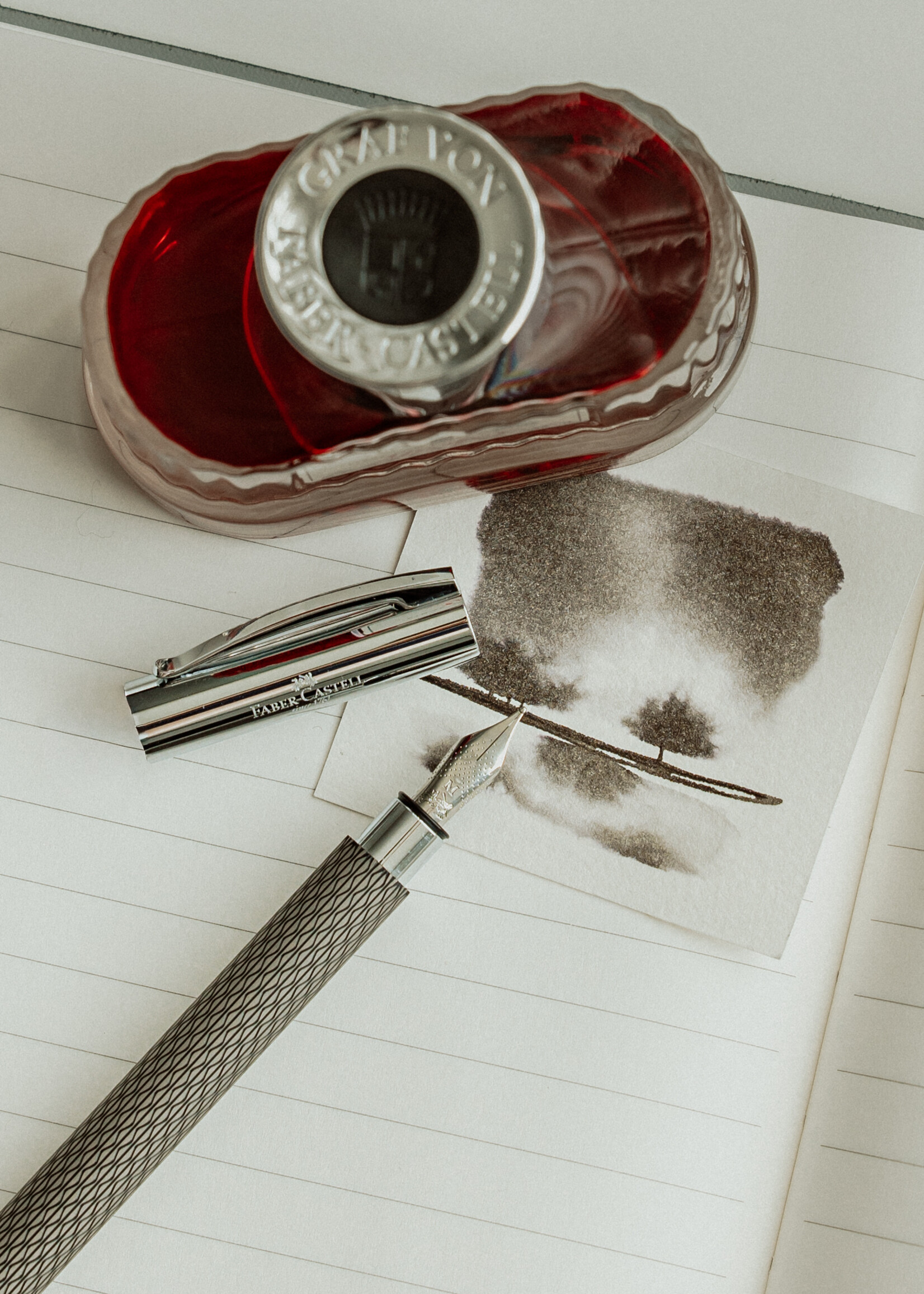 Faber-Castell Ambition Opart Black Sand Vulpen