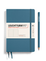 Leuchtturm1917 Notitieboek Slim B6+ Hard Cover Dotted Stone Blue