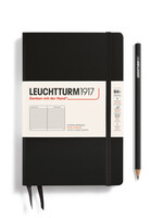 Leuchtturm1917 Notitieboek Slim B6+ Hard Cover Gelijnd Black