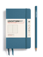 Leuchtturm1917 Notitieboek Hard Cover Pocket A6 Stone Blue Dotted