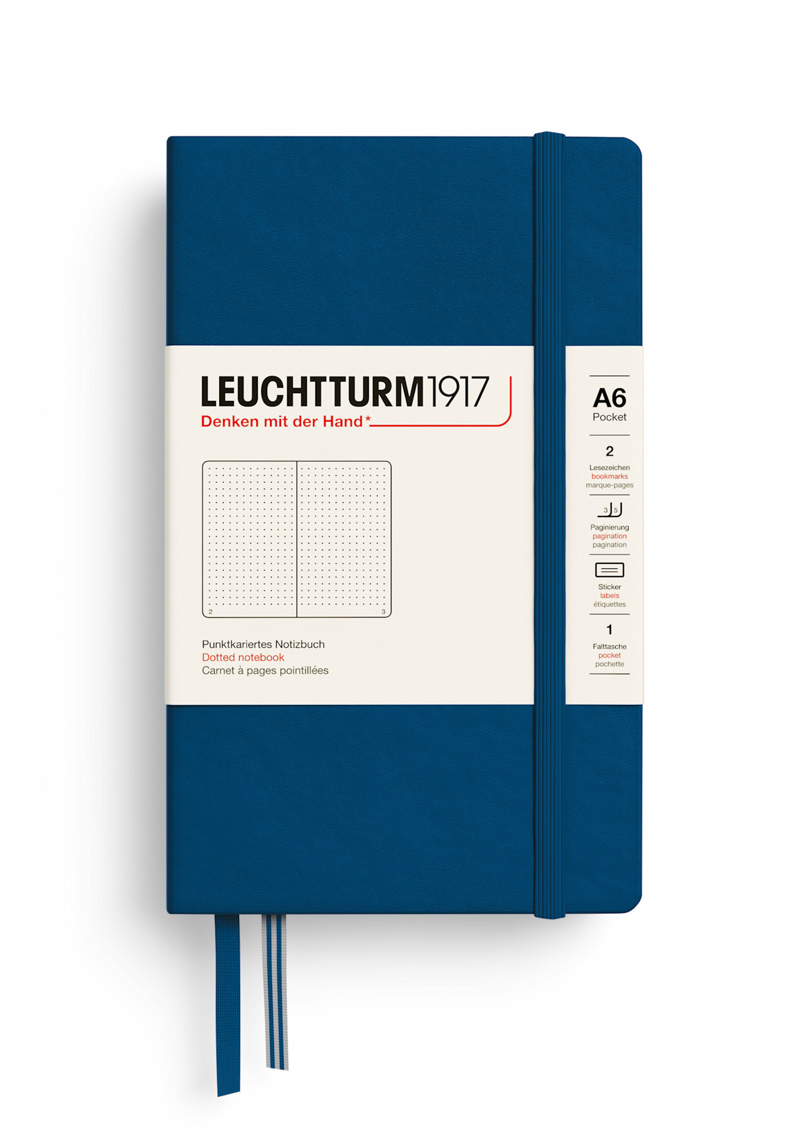 Leuchtturm1917 Notitieboek Hard Cover Pocket A6 Indigo Dotted