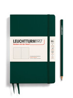 Leuchtturm1917 Notitieboek Slim B6+ Hard Cover Dotted Forest Green