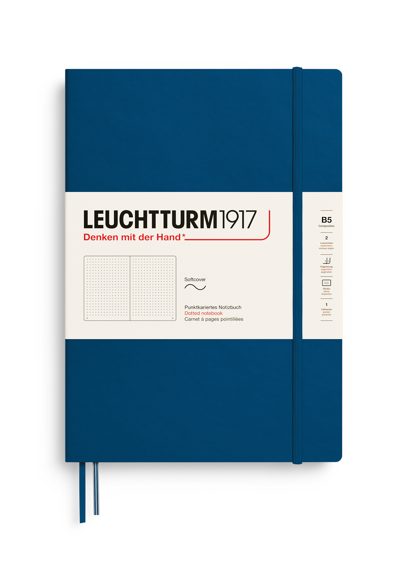 Leuchtturm1917 Notitieboek Composition B5 Soft Cover Indigo Dotted