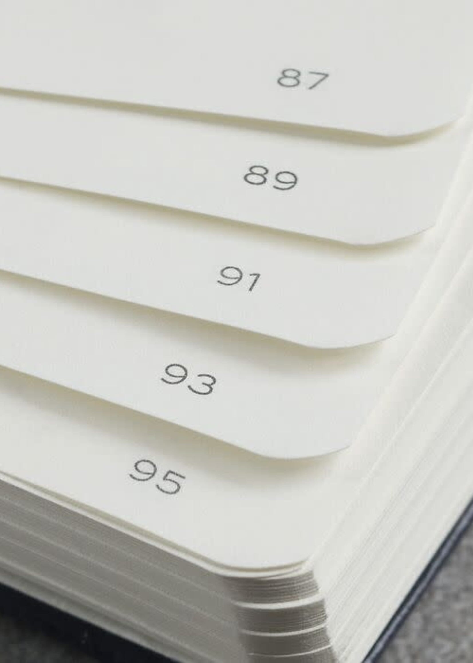 Leuchtturm1917 Notitieboek Slim B6+ Hard Cover Blanco Black