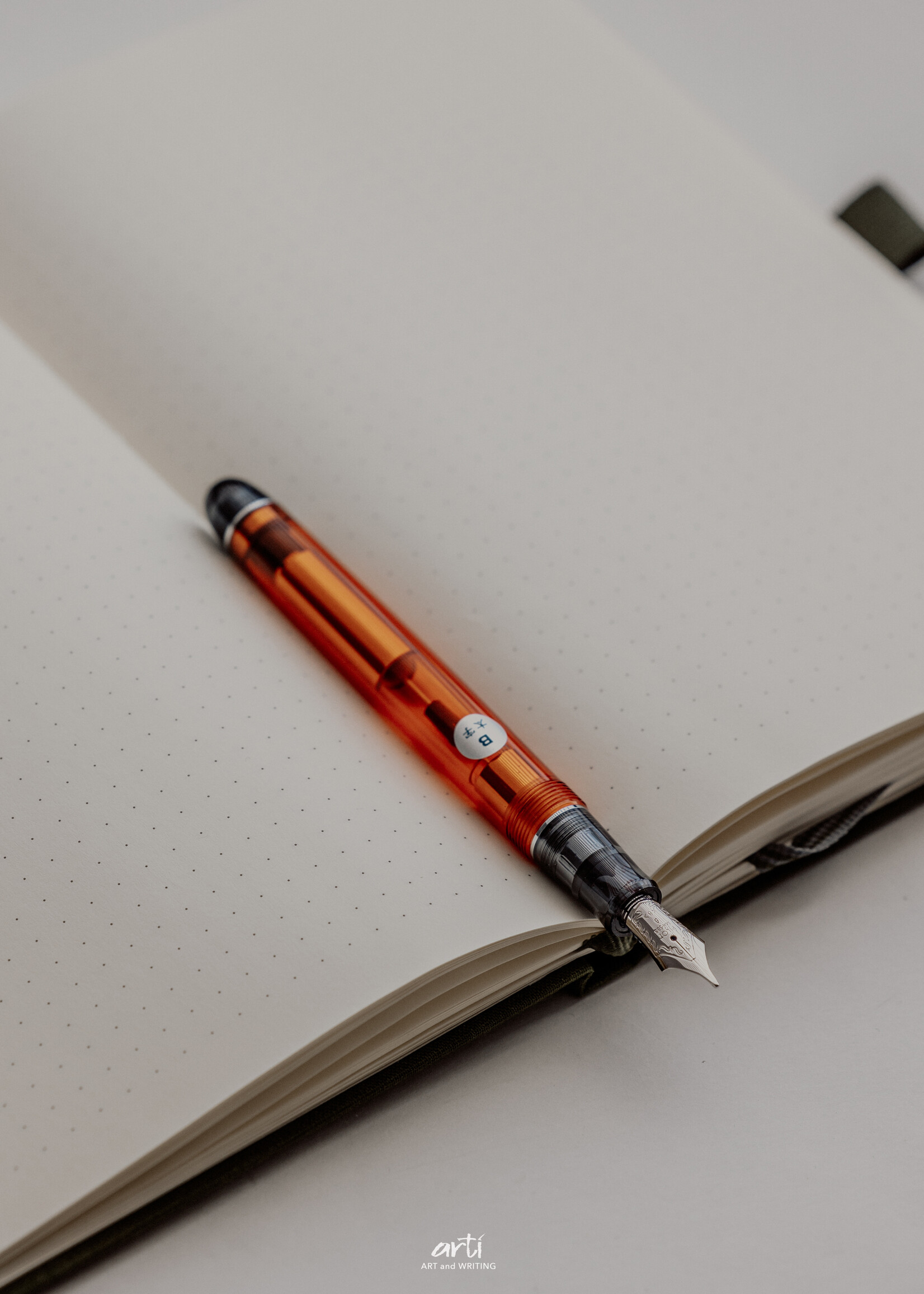 Pilot Custom 74 Oranje Vulpen 14K B-Breed