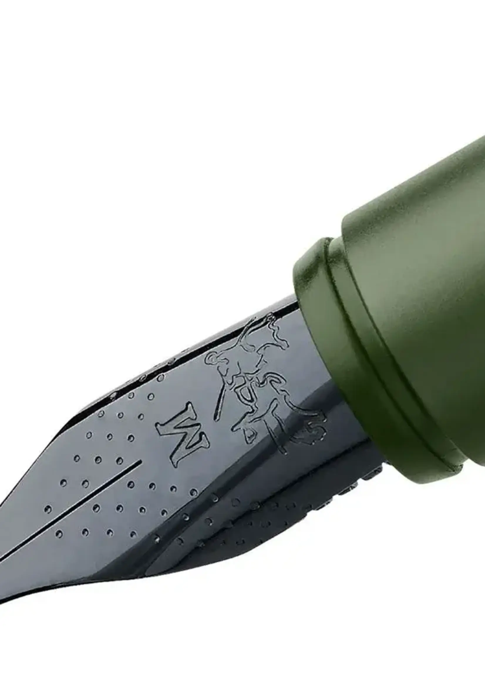 Faber-Castell Neo Slim Aluminium Olive Green Vulpen