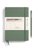 Leuchtturm1917 Notitieboek Medium A5 Hard Cover Olive Blanco