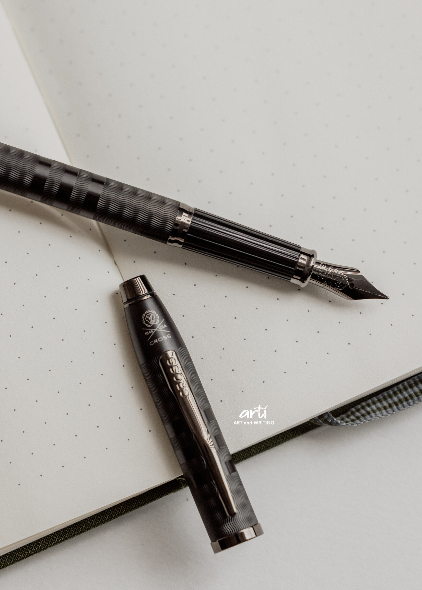 Cross Century II Midnight Black Vulpen Fijn
