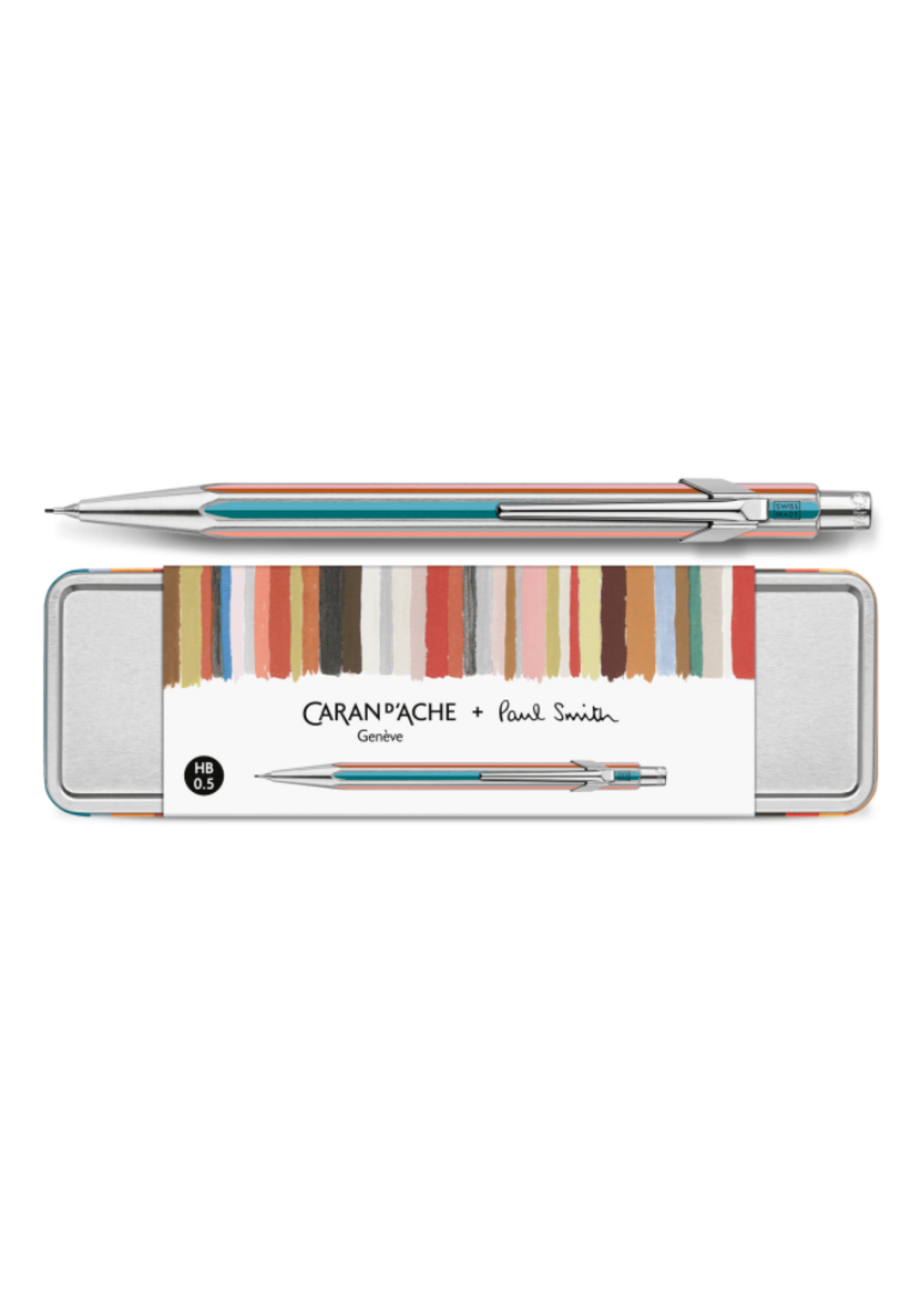 Caran d' Ache 849 Limited Edition Paul Smith Vulpotlood 0.5 Silver '26