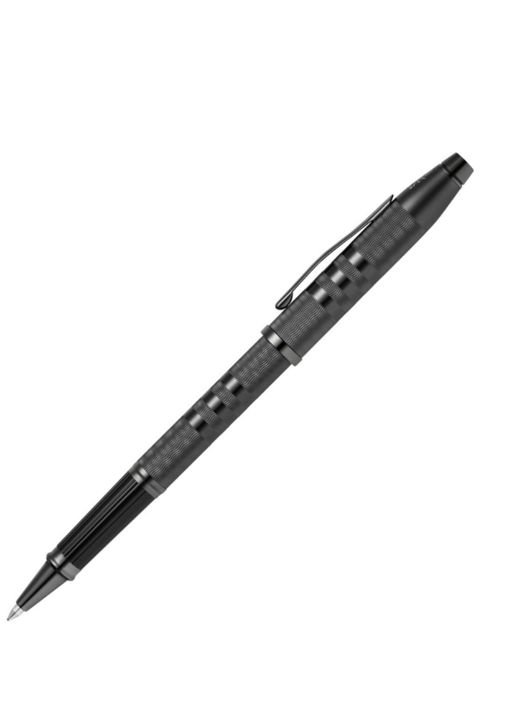Cross Century II Midnight Black Diamond Engraved Roller