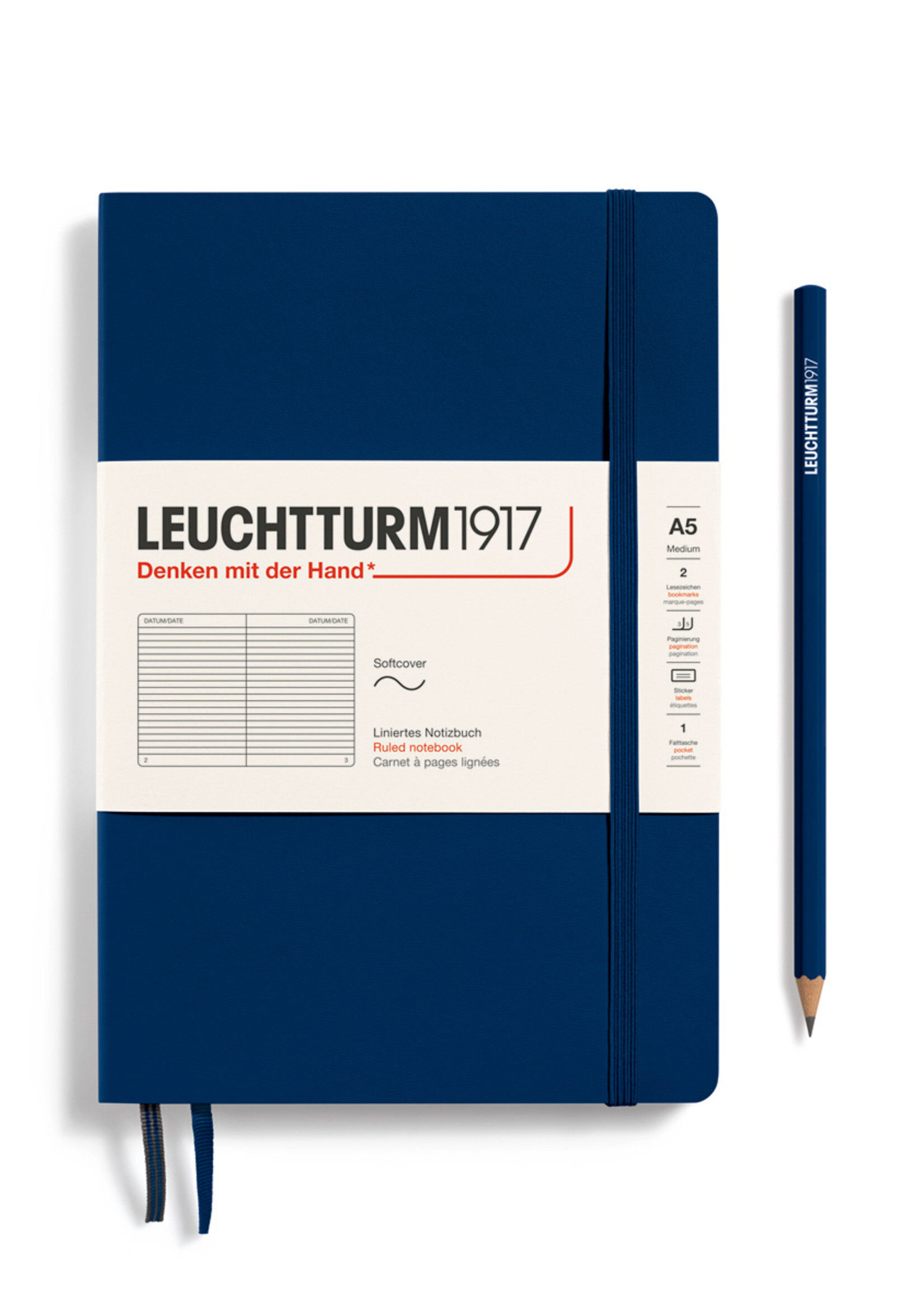 Leuchtturm1917 Medium Soft Cover Navy
