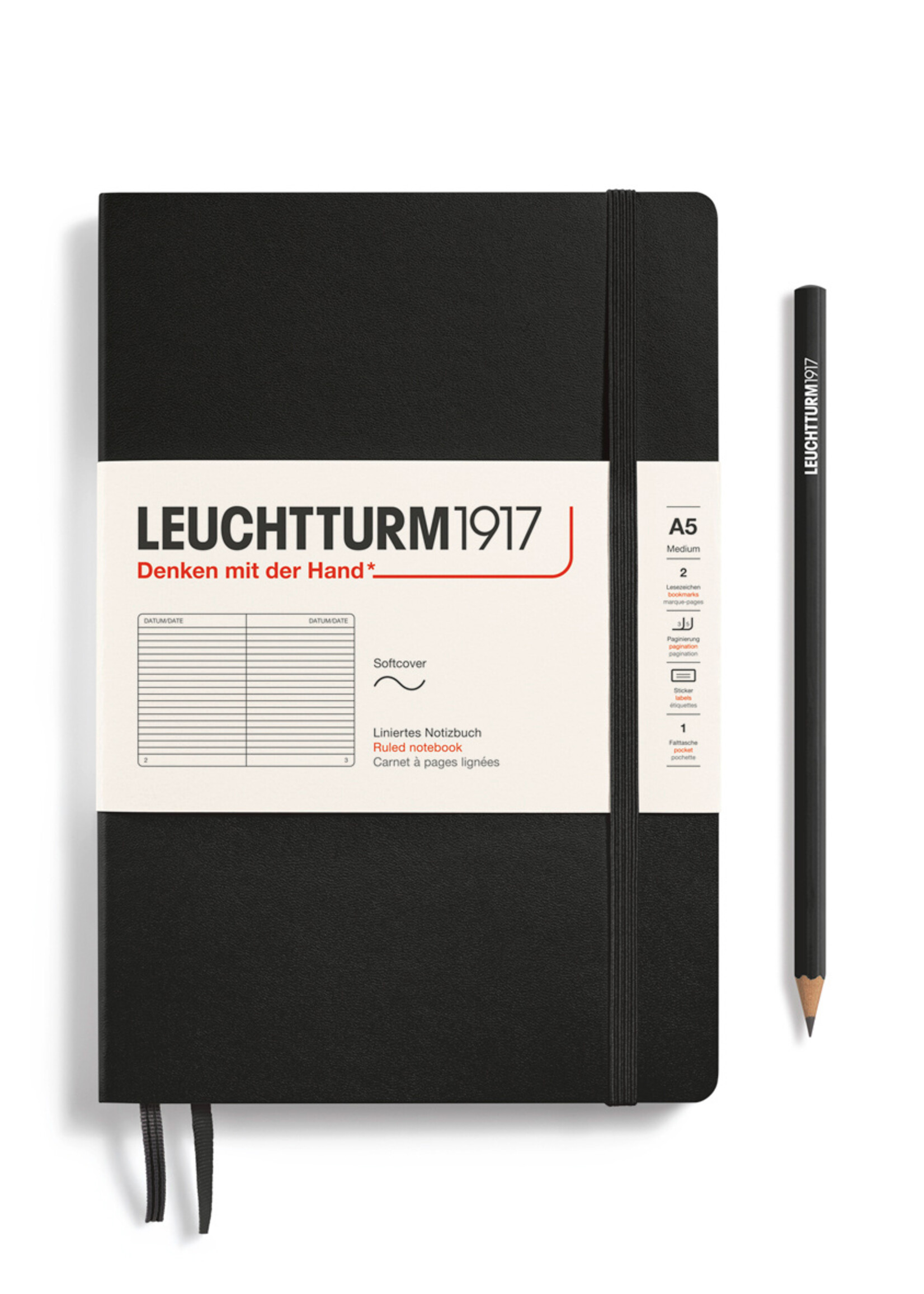 Leuchtturm1917 Medium Soft Cover Black