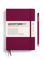 Leuchtturm1917 Notitieboek Medium Hard Cover Port Red
