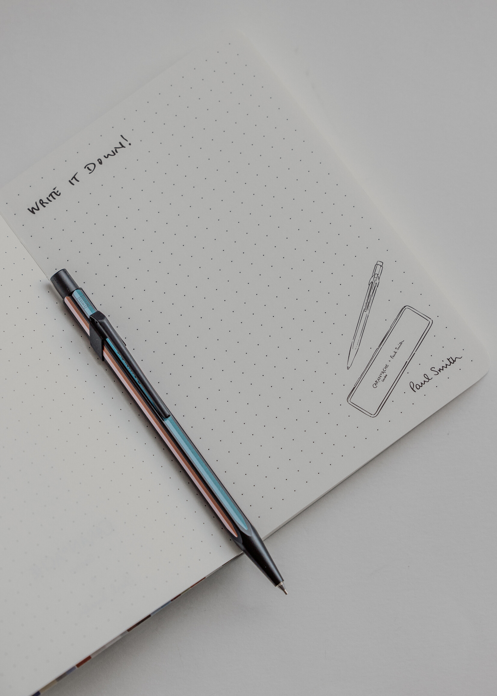 Caran d'Ache + Paul Smith V Special Edition Balpen Black