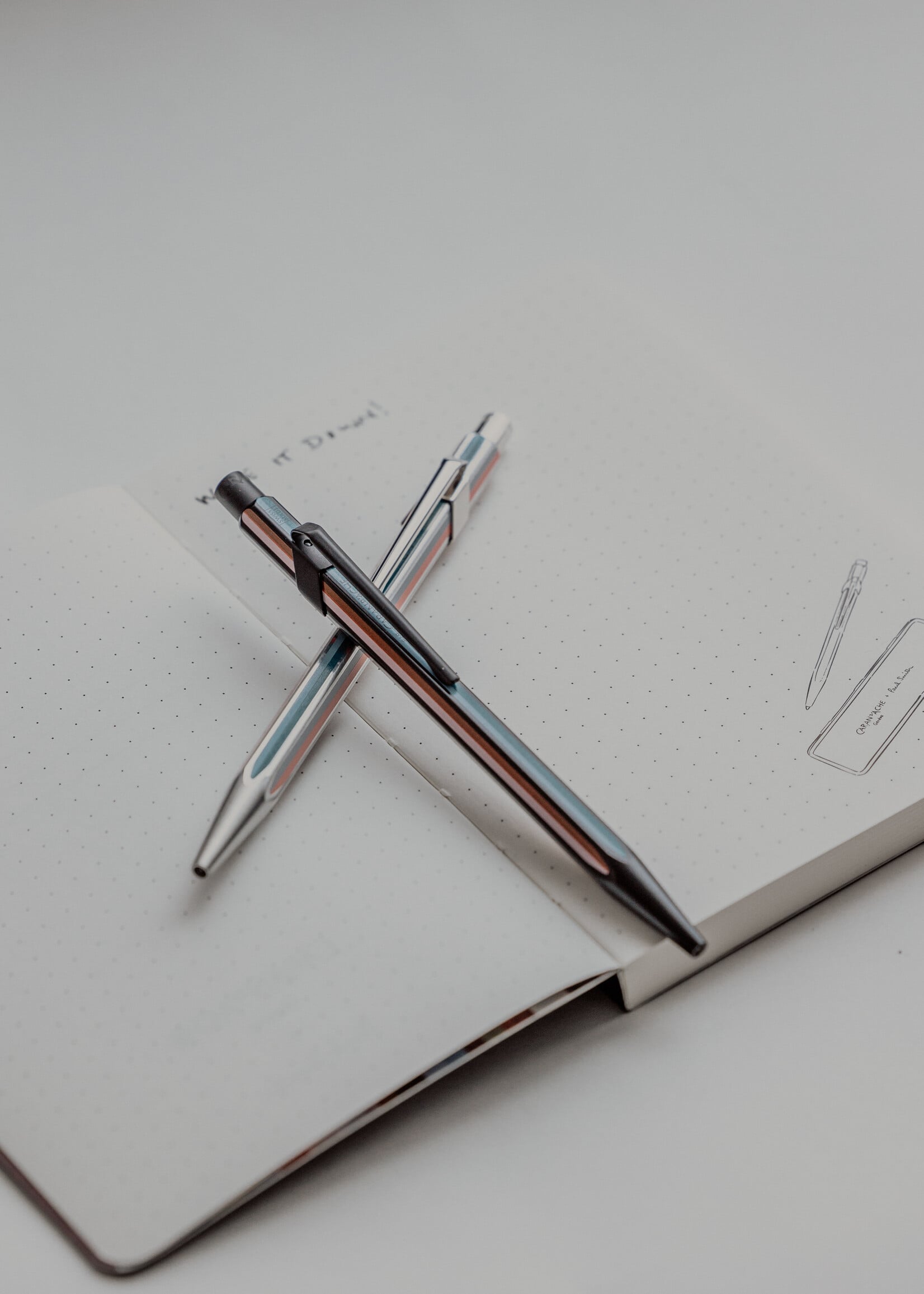 Caran d'Ache + Paul Smith V Special Edition Balpen Silver