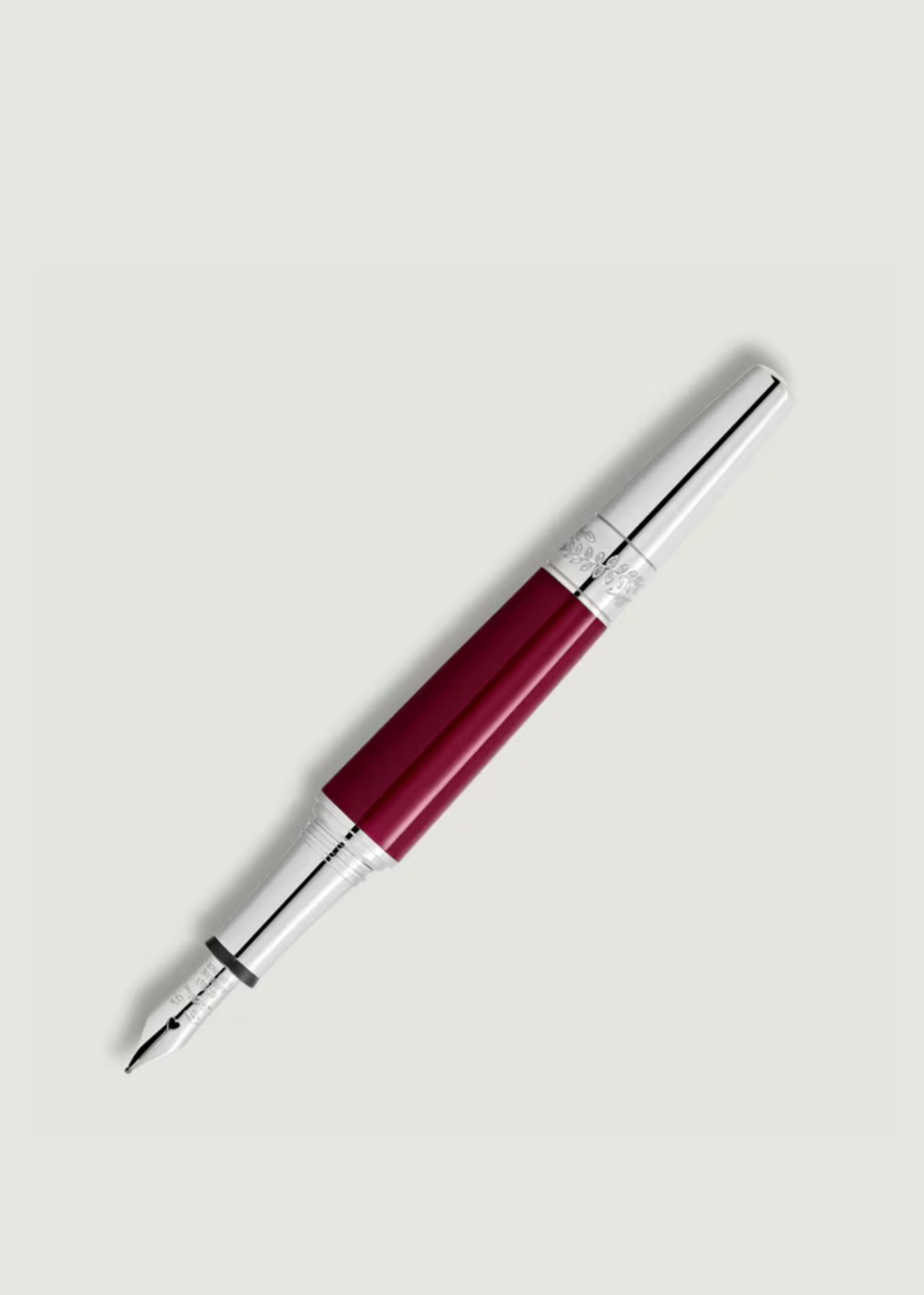 Montblanc Muses Maria Callas Special Edition Animation Platinum Type of Stone : 1 RUBIS SYNTH Carat : 0,480 ct Vulpen Au 585 - 14 Karat (0.443g) M -Medium 0.62 mm