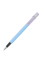 Caran d'Ache + Paul Smith IV vulpen Fijn  SKYBLUE/LAVENDER
