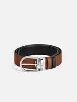 Montblanc Riem 35 mm Palladium Sartorial Fauve / Meisterstück Black