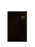 Brepols Agenda 2027 Saturnus Luxe 1 dag/pag. Lima  Zwart