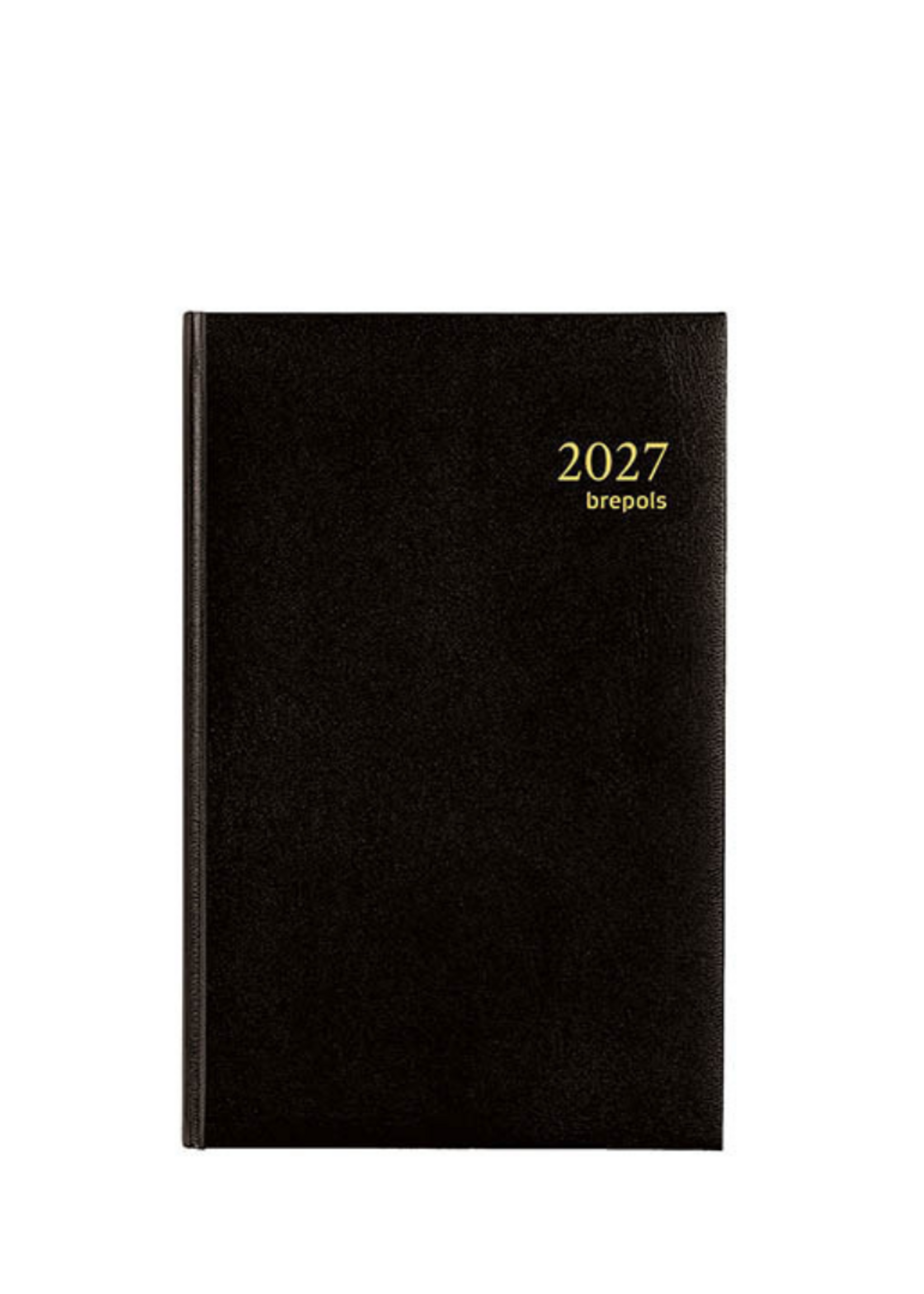 Brepols Agenda 2027 Saturnus Luxe 1 dag/pag. Lima  Zwart