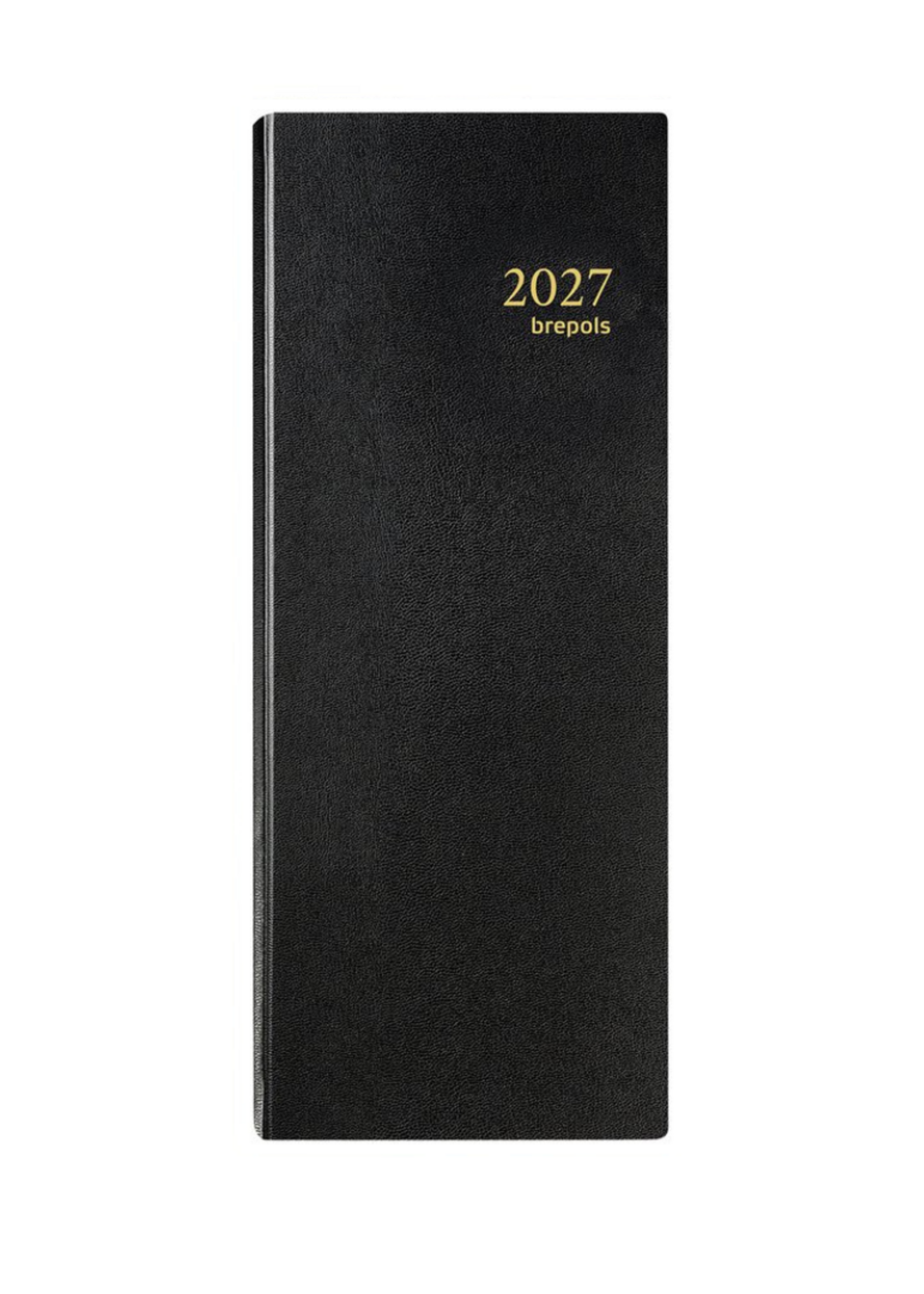 Brepols Agenda 2027 Saturnus Lang 1 dag/2pag. Lima Zwart