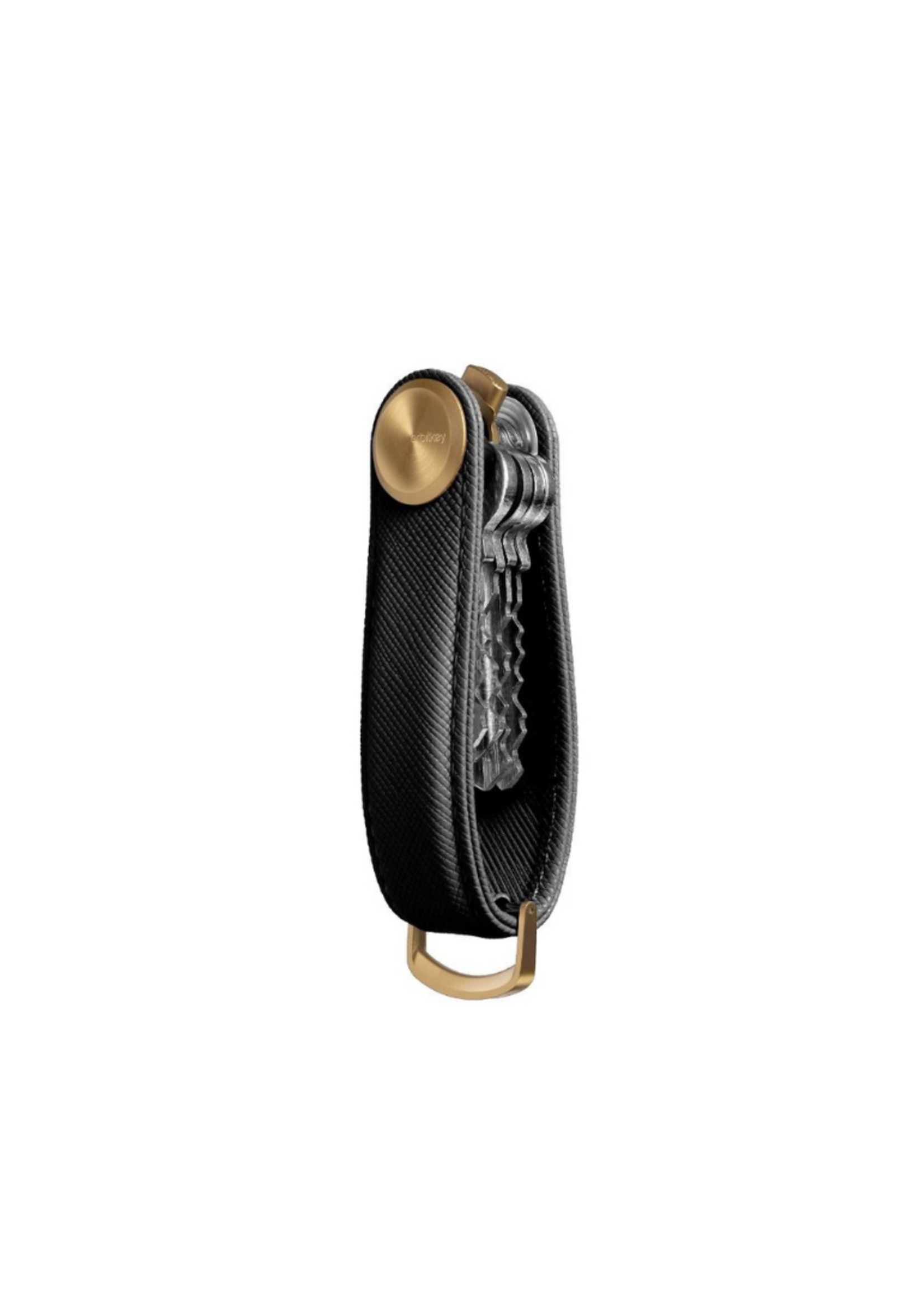Orbitkey Organizer Pro 2.0 Saffiano Leather Black/Gold