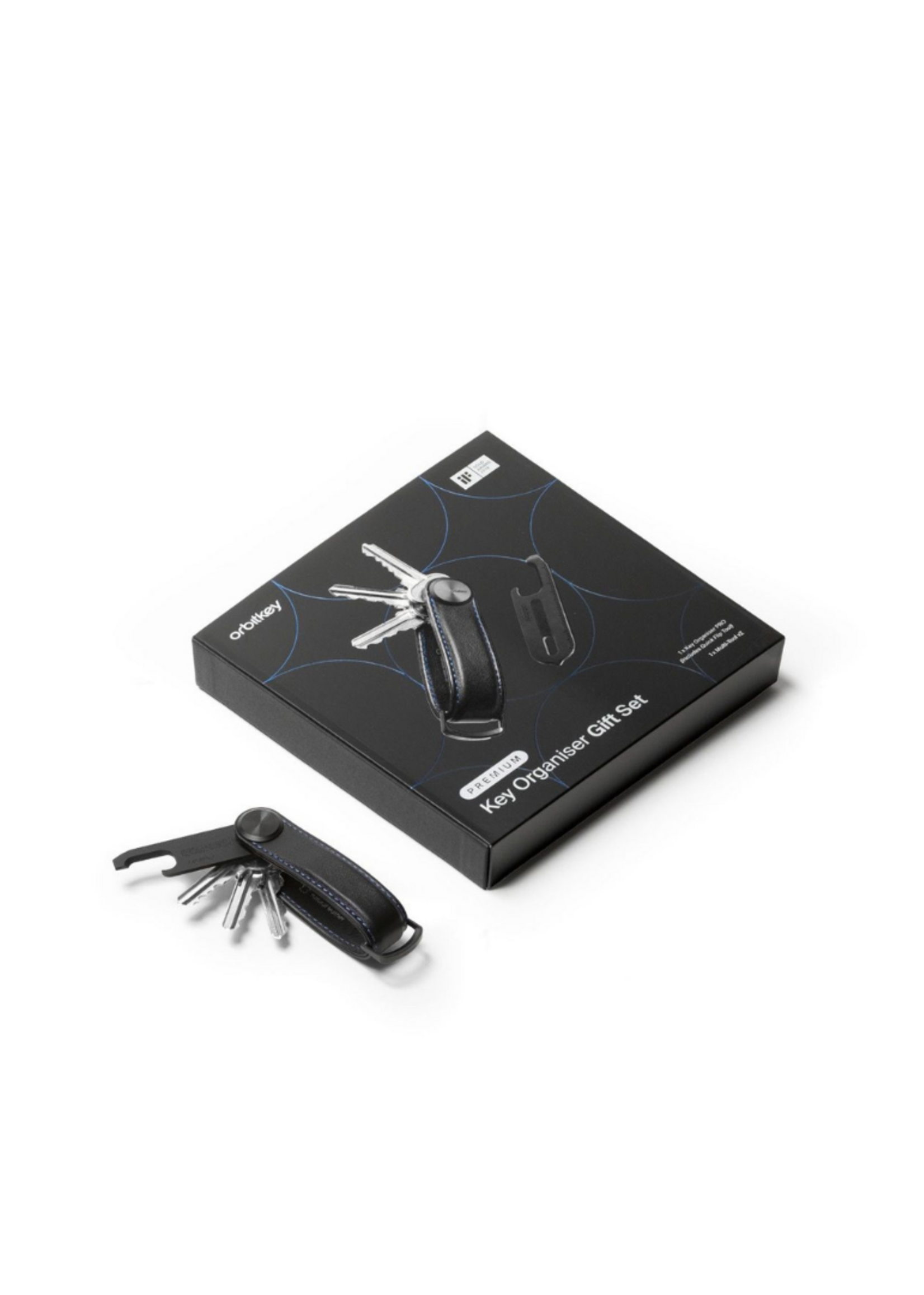 Orbitkey Gift Set Key Organiser Pro Black/Blue +Multi-tool V2