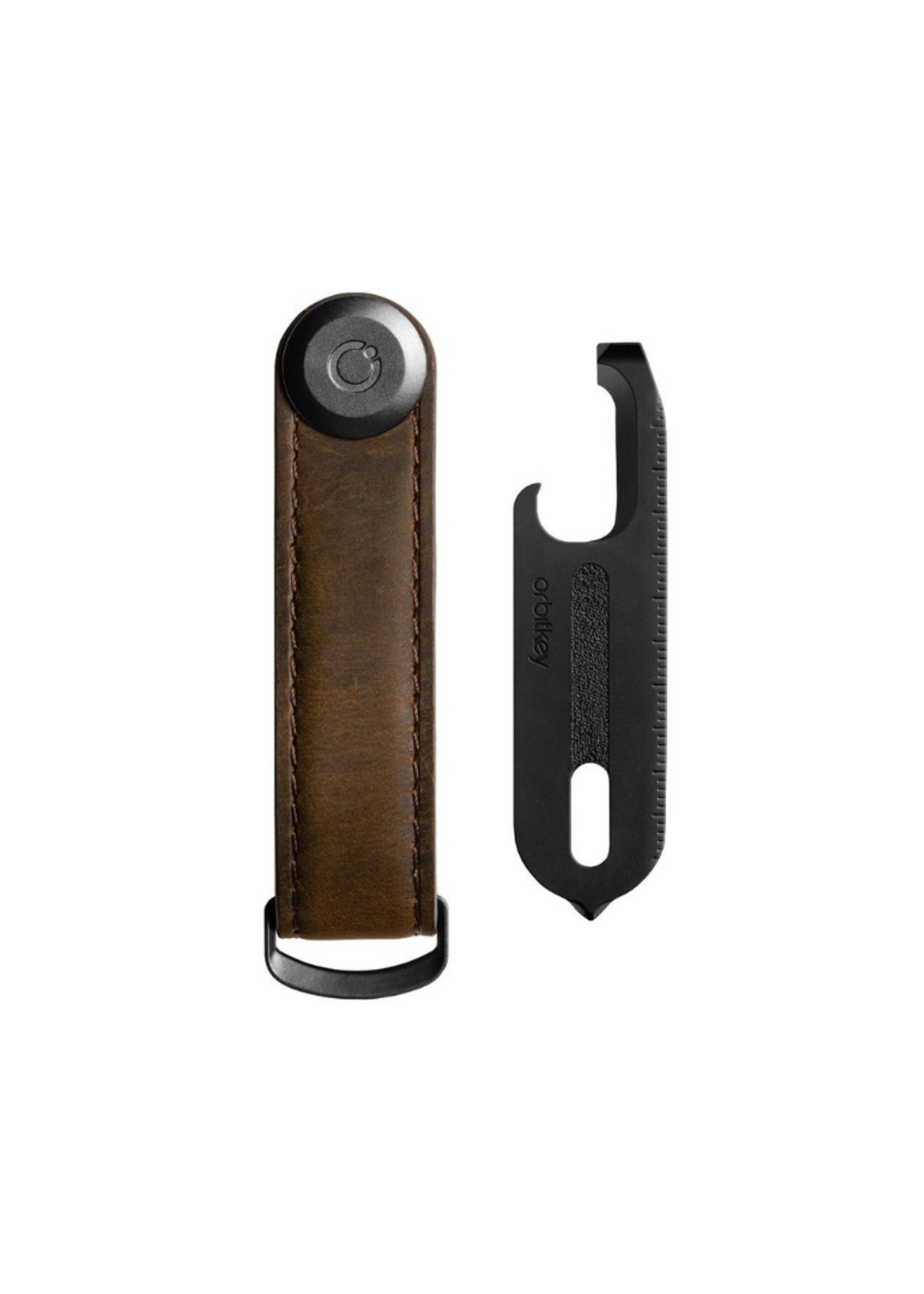 Orbitkey Gift Set Crazy Horse Oak with brown Stitching + Multi-tool  V2