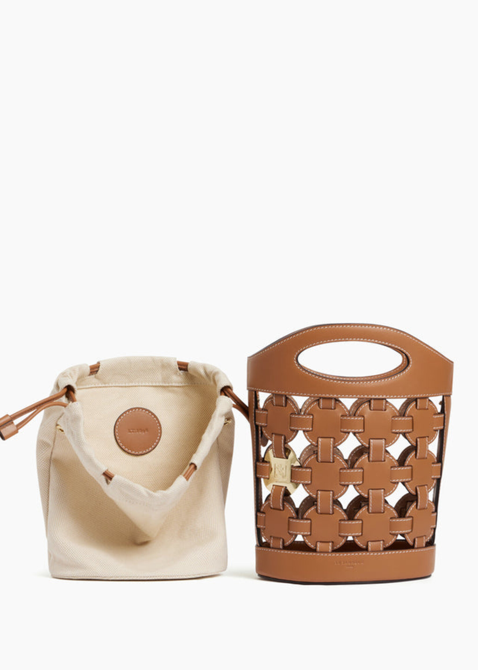 Le Tanneur Le Potier Sac Seau Cognac