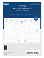 Filofax Agenda Vulling 2027 A5 Wit week/2pag. Vert.