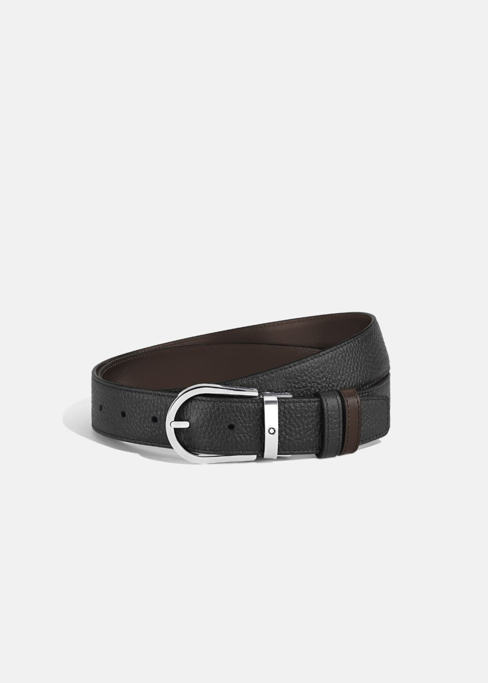 Montblanc Riem 35 mm Horseshoe Palladium Black/Ebony