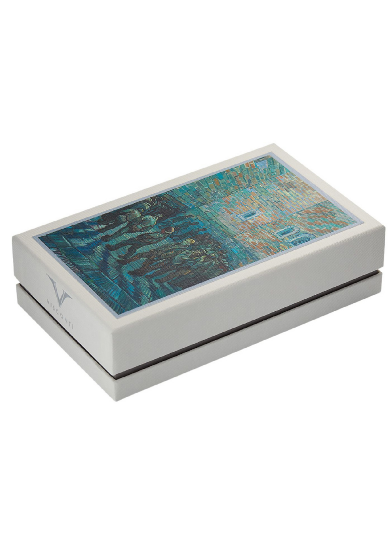 Visconti Van Gogh 'The Prisoners Round' A10 Vulpen Geschenkbox met bladwijzer en inktpot (30ml)