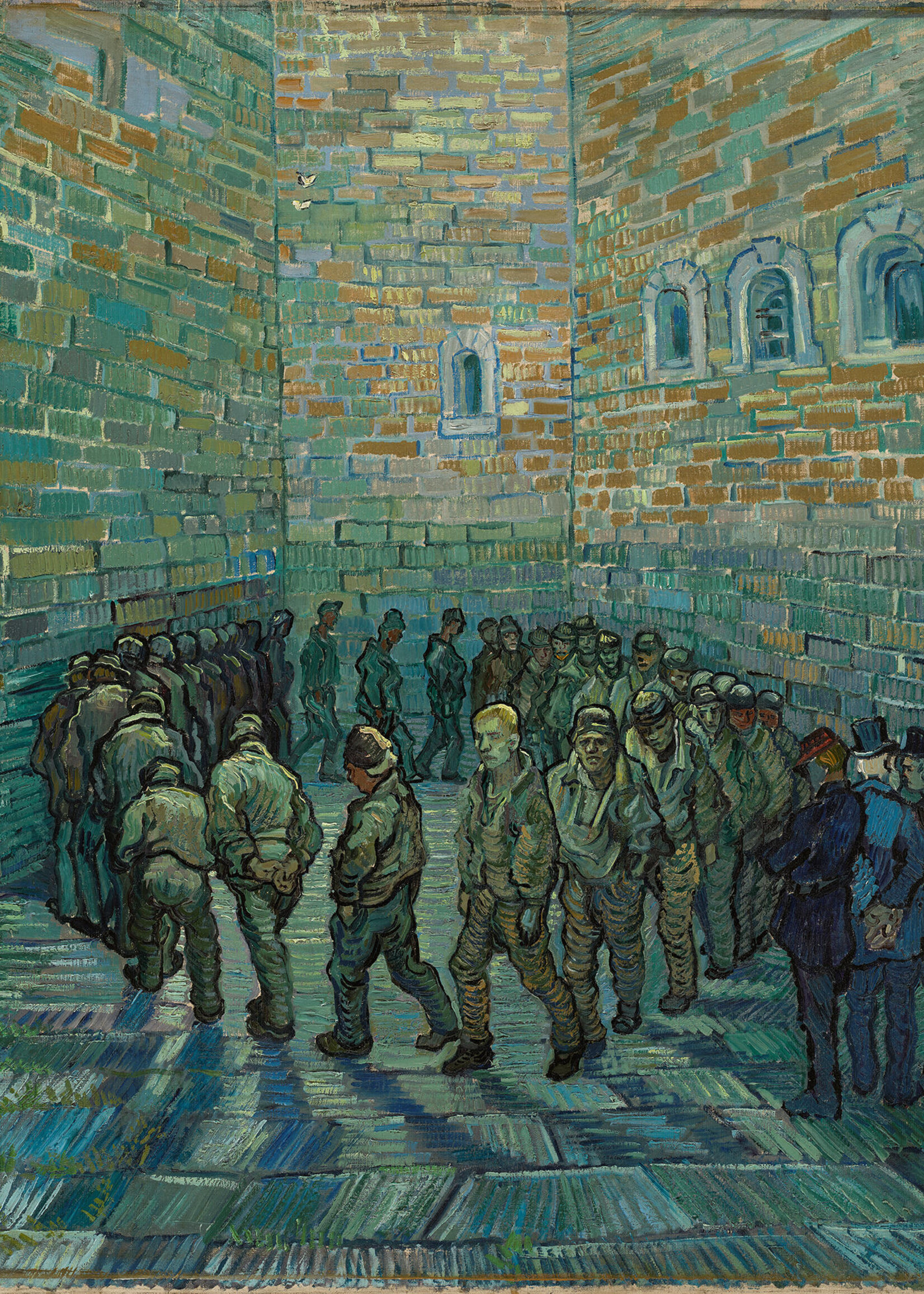 Visconti Van Gogh 'The Prisoners Round' A10 Vulpen Geschenkbox met bladwijzer en inktpot (30ml)
