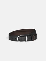 Montblanc Riem 30 mm Omkeerbaar Grain Black/Meisterstück Ebony