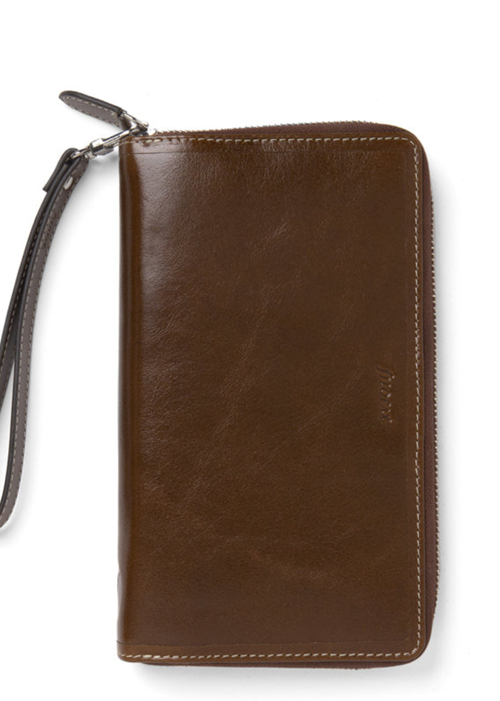 Filofax Organiser Personal Compact Zip Malden Ochre