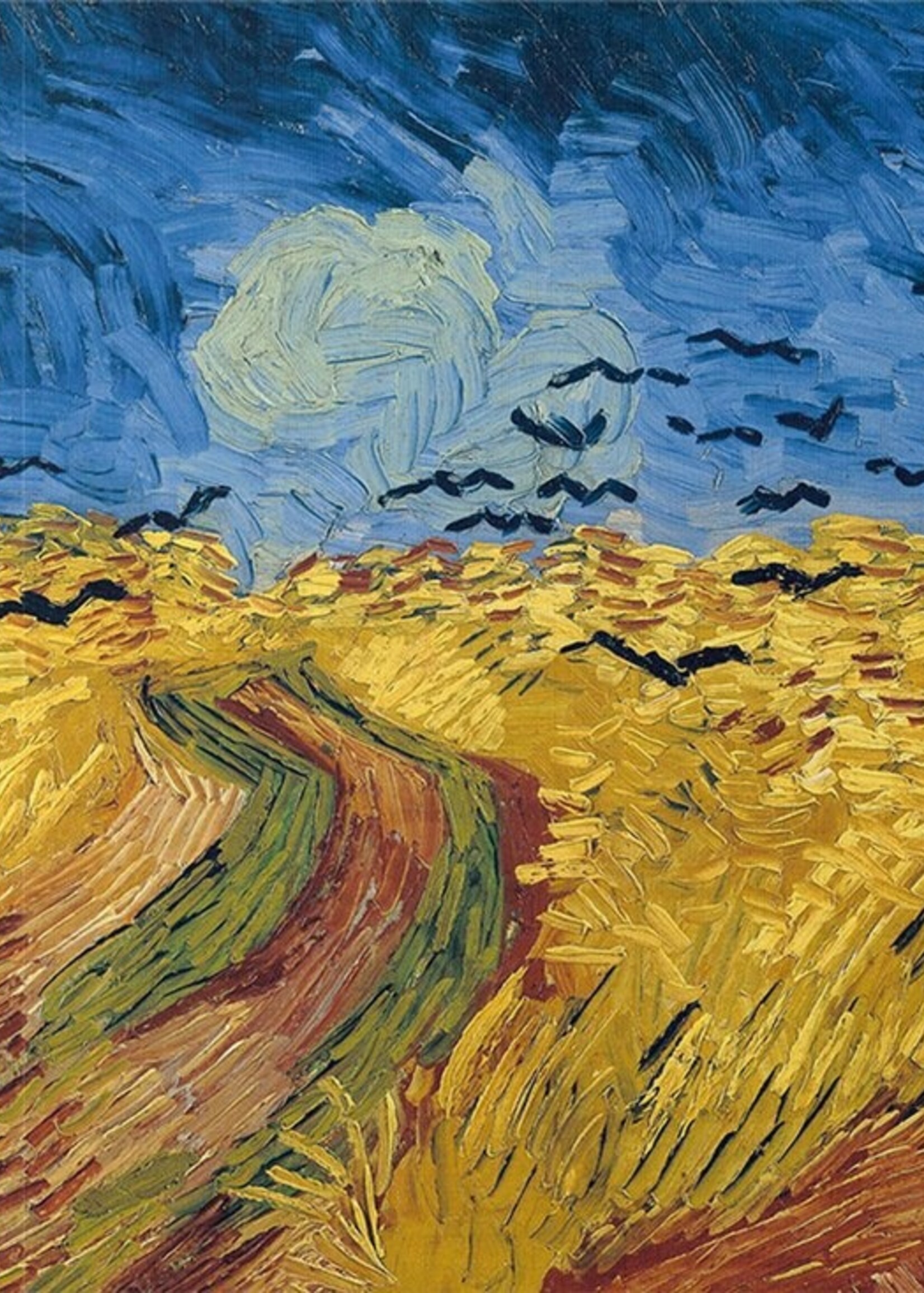 Visconti Van Gogh 'Wheatfield with Crows' A10 Vulpen Geschenkbox met bladwijzer en inktpot (30ml)