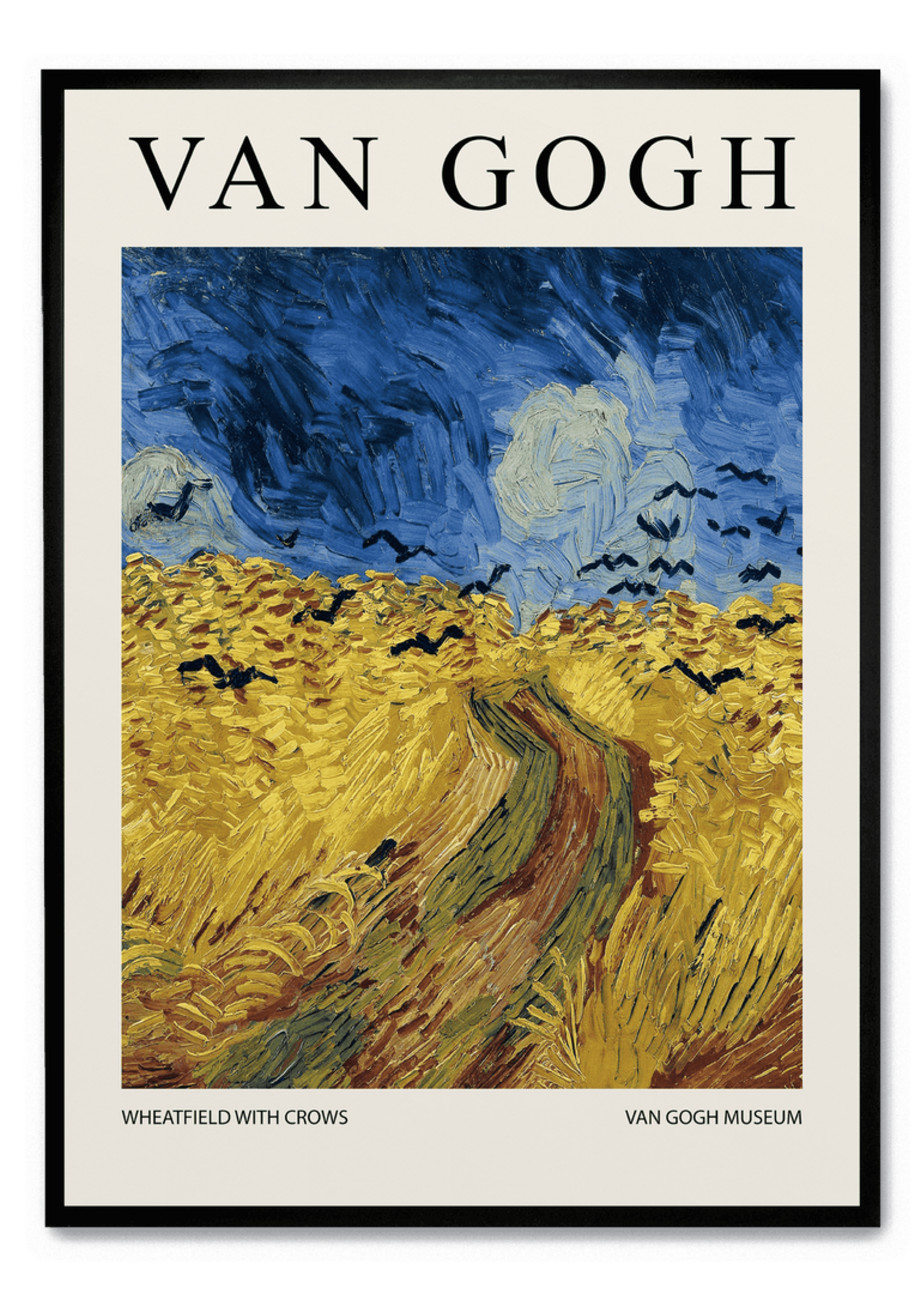 Visconti Van Gogh 'Wheatfield with Crows' A10 Vulpen Geschenkbox met bladwijzer en inktpot (30ml)