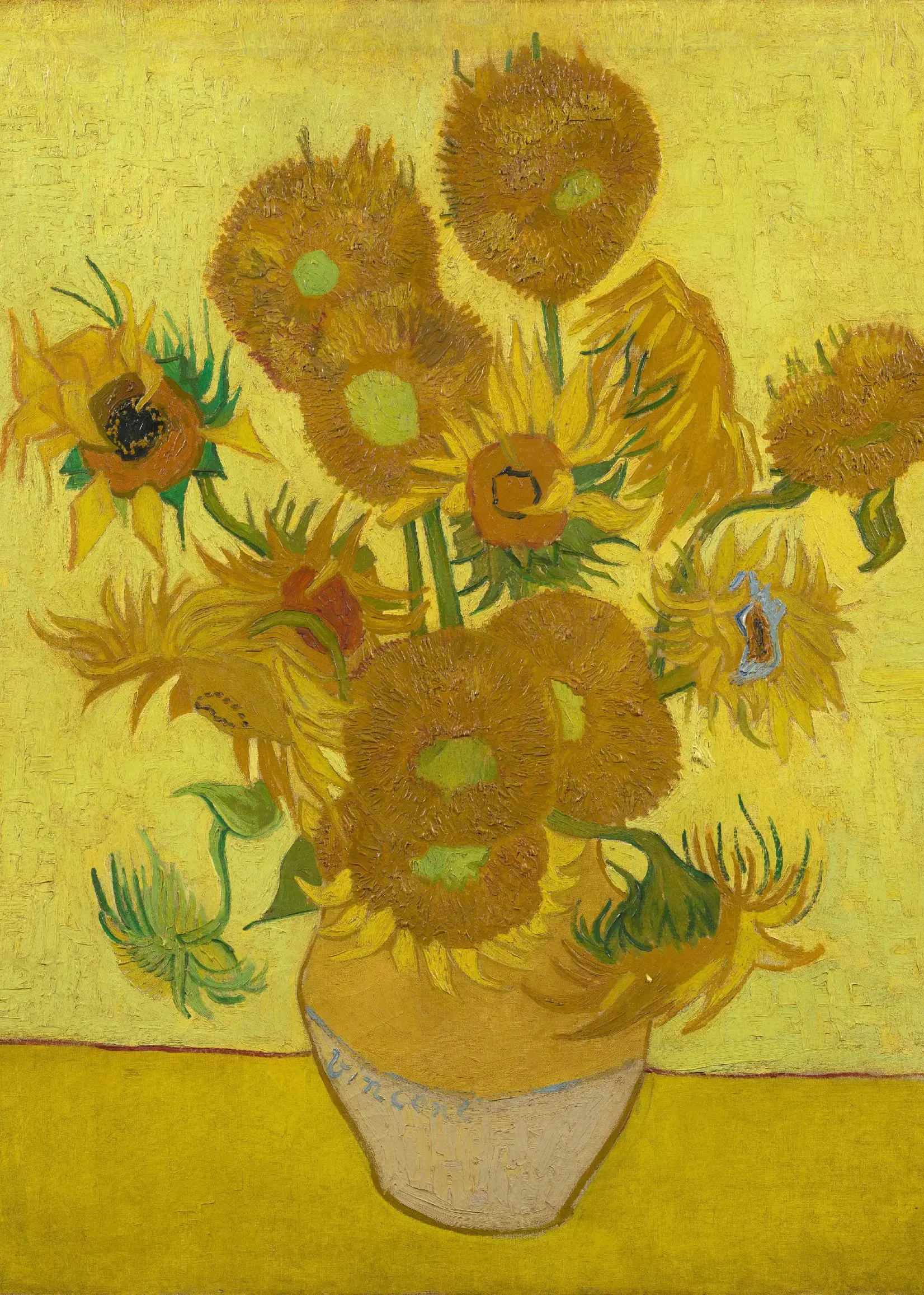 Visconti Van Gogh 'Sunflowers' A10 Vulpen Geschenkbox met bladwijzer en inktpot (30ml)