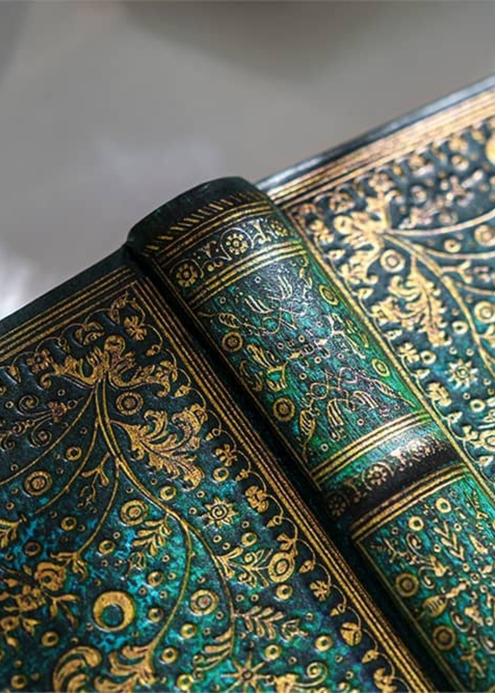 Paperblanks Agenda 2027 Grande Week/2pag. Verticaal - Emerald Flower