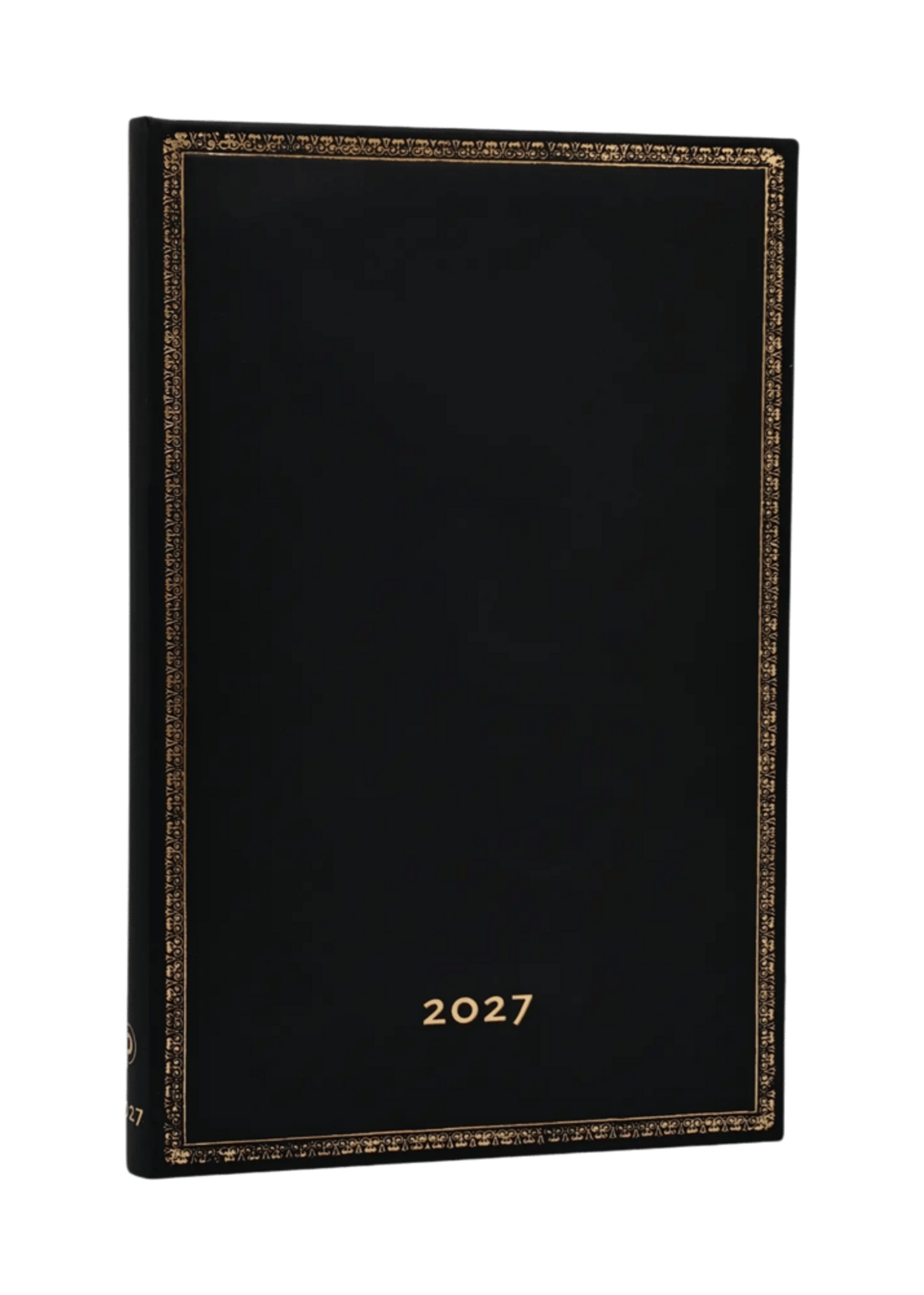 Paperblanks Agenda 2027 Maxi Week/2pag. Verticaal - Black Edition