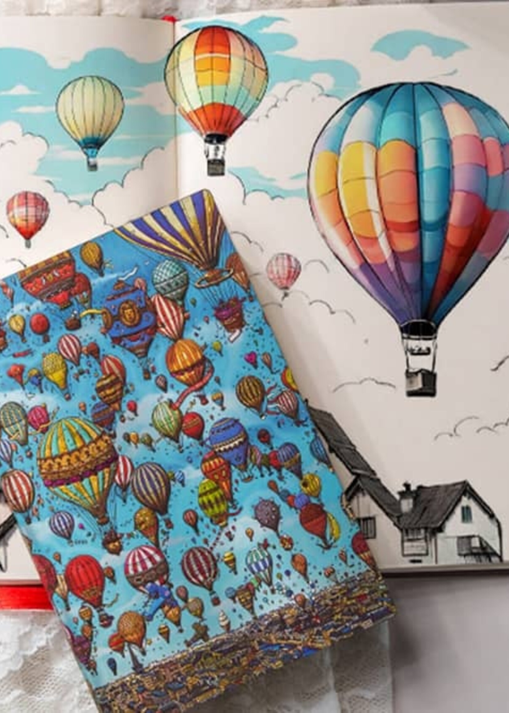 Paperblanks Agenda 2027 Midi Dag - Balloon Festival