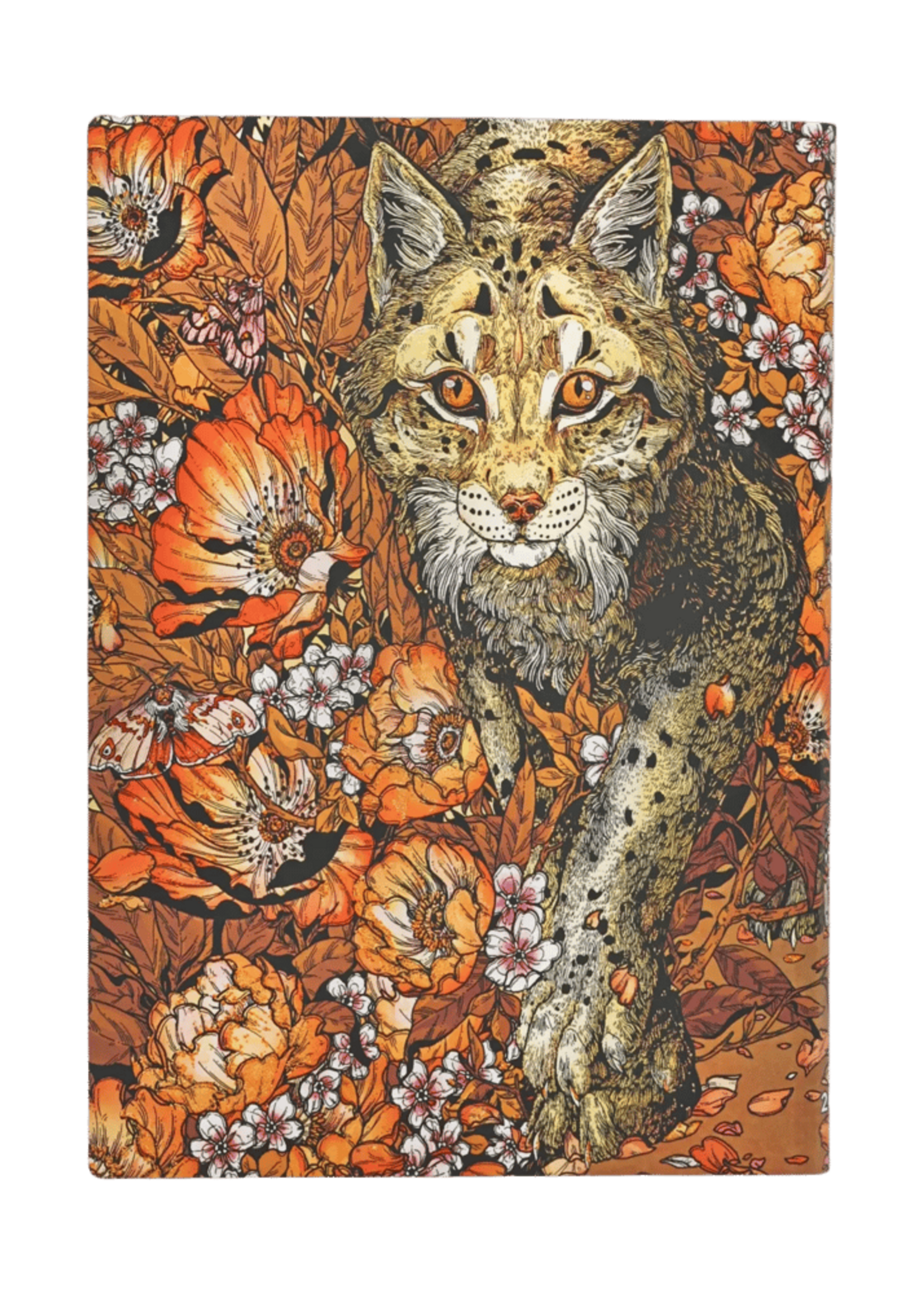 Paperblanks Agenda 2027 Midi Week/2pag. Horizontaal - Lynx Rising