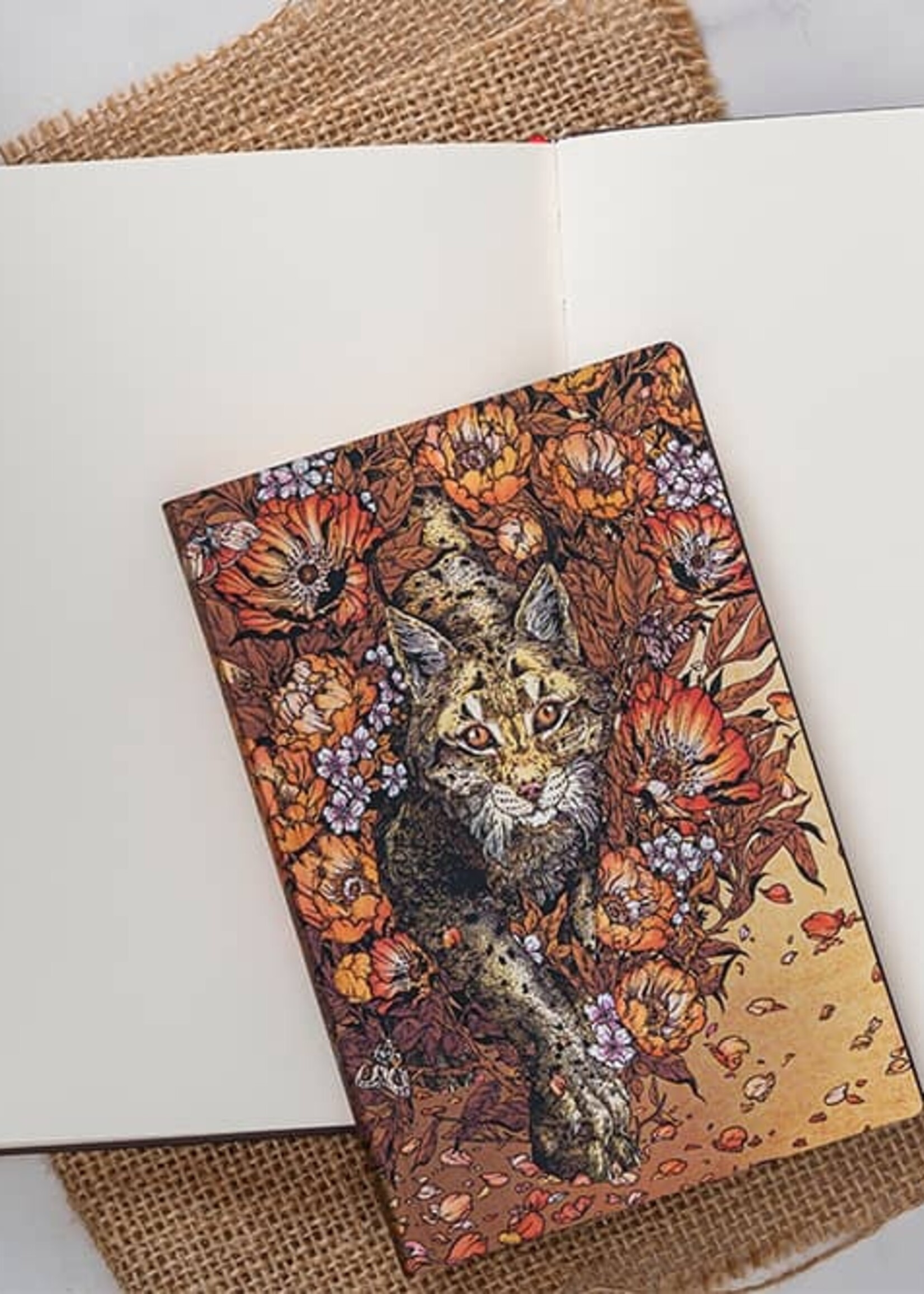 Paperblanks Agenda 2027 Midi Week/2pag. Horizontaal - Lynx Rising
