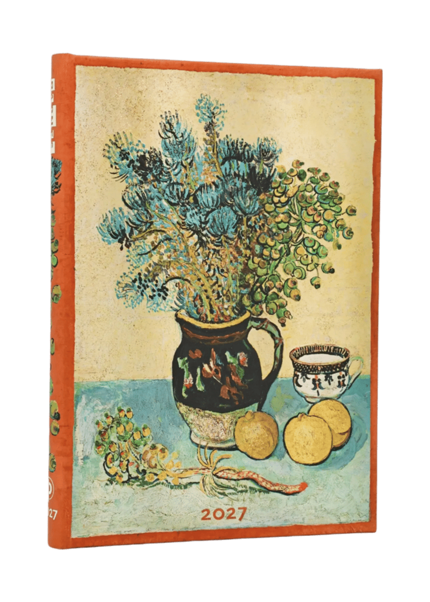 Paperblanks Agenda 2027 Midi Week/2pag. Horizontaal - Van Gogh Still Life