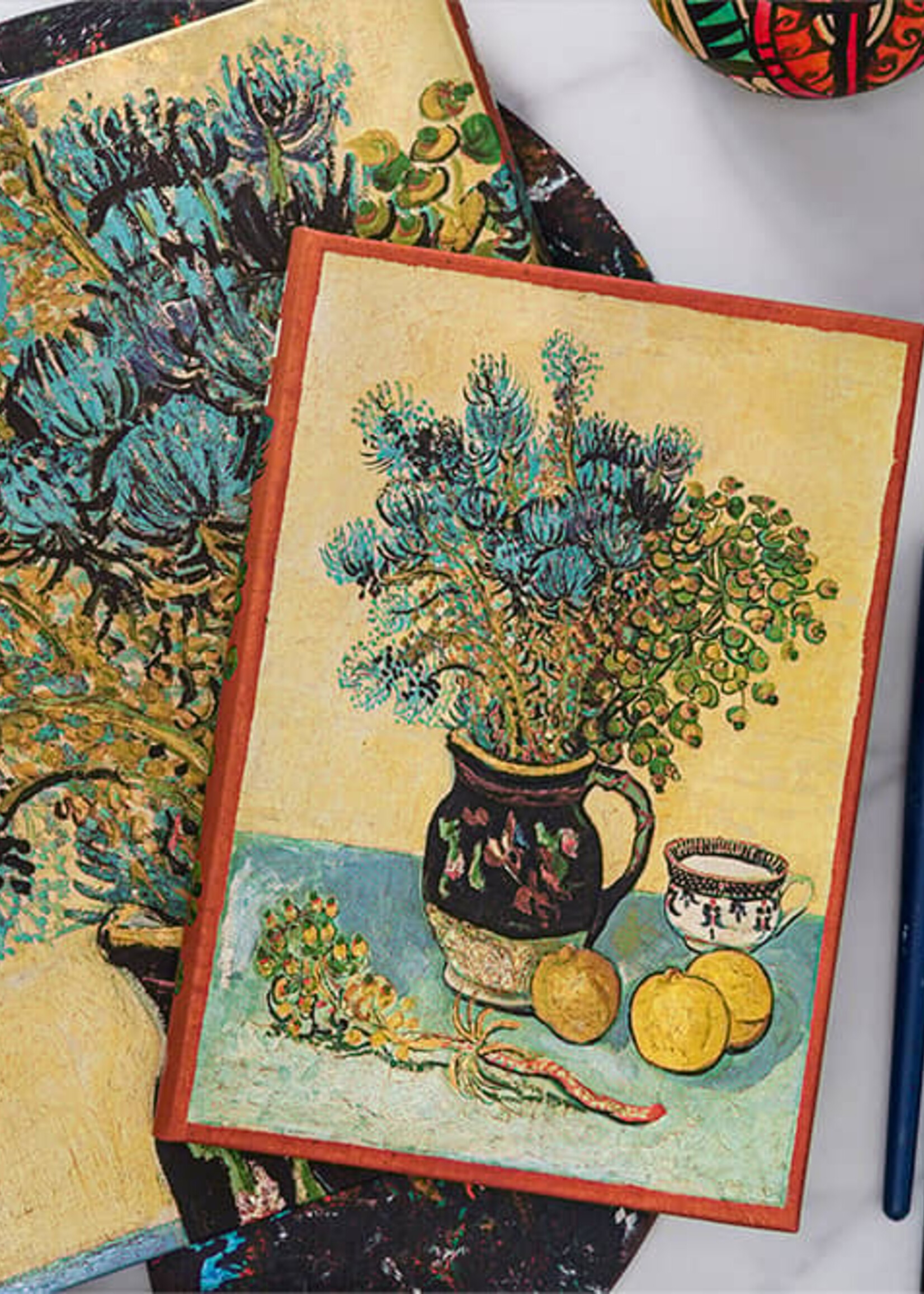 Paperblanks Agenda 2027 Midi Week/2pag. Horizontaal - Van Gogh Still Life